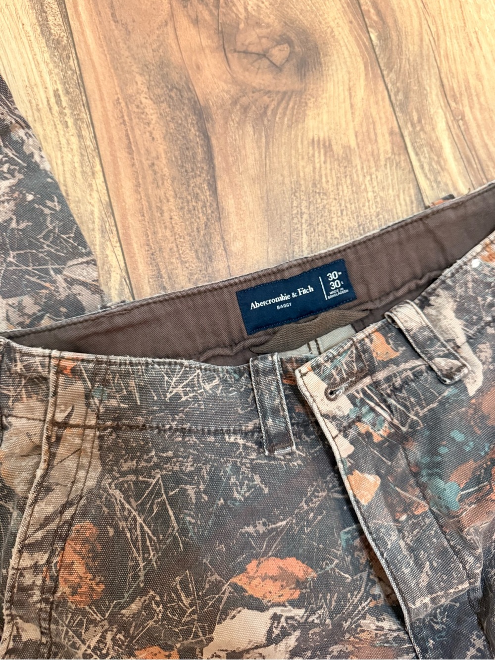 Abercrombie & Fitch Baggy Style Camo Pants